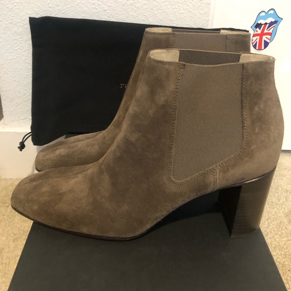 Rag & Bone Aslen Taupe Suede Boots. Retail $495. New In Box! Sz 9 - Picture 6 of 16